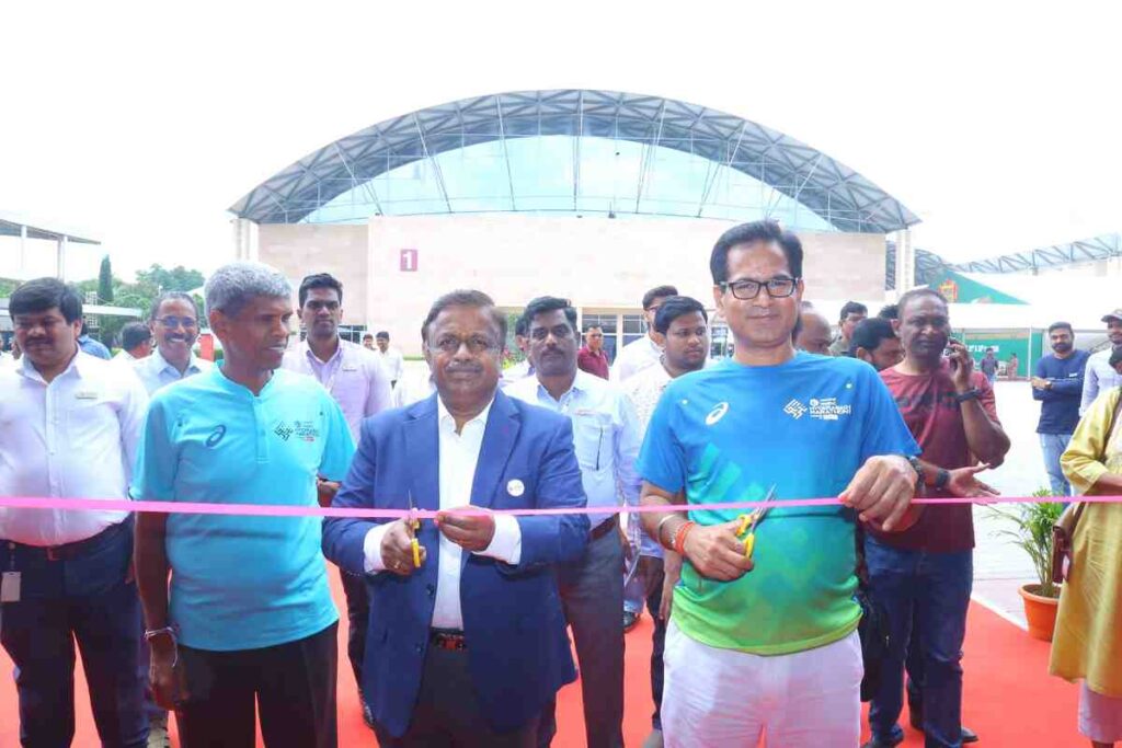Hyderabad Hosts Sport Expo India 2026 Event 1 Inauguration ceremony and exhibition floor of Sport Expo India 2026 at HITEX Hyderabad