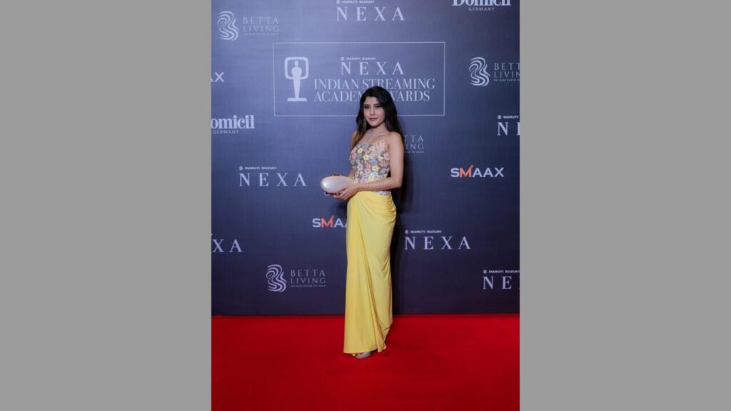 Actress and model Kiara Singh posing ahead of her South Indian feature film debut