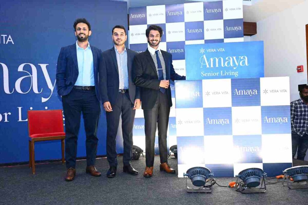 Hyderabad Senior Living Real Estate: Vera Vita Invests ₹600 Cr in Amaya 1 Architectural rendering of Amaya senior living community clubhouse and landscaped walking trails in Hyderabad